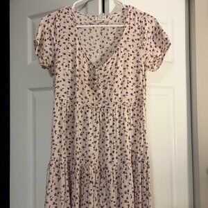 Sky and Sparrow Floral Short Sleeved Dress from Tilly's Size Small